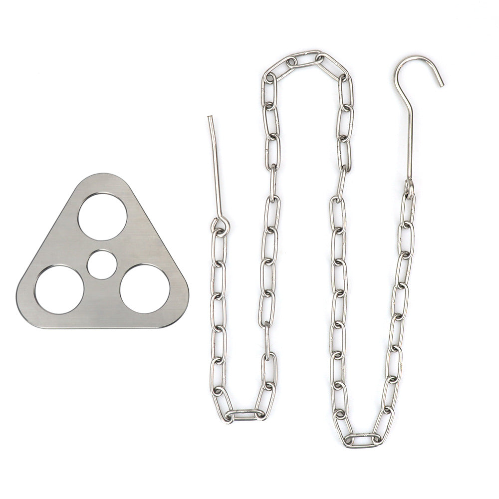 Durable Stainless Steel Campfire Triangle for Outdoor Cooking