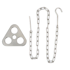 Durable Stainless Steel Campfire Triangle for Outdoor Cooking