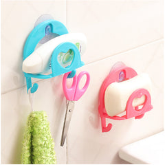 Wall Mounted Drying Rack Hanging Sponge Holder Suction Cup