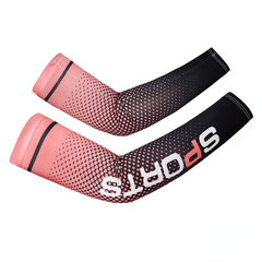 Unisex Summer Ice Silk Sleeves For Driving UV Protection Dotted Styles