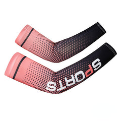 Unisex Summer Ice Silk Sleeves For Driving UV Protection Dotted Styles