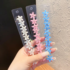 10pcs Girls Flower Hairpins Colorful Hair Clips