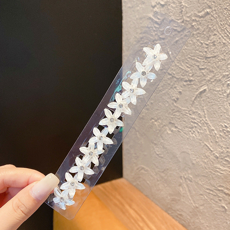 10pcs Girls Flower Hairpins Colorful Hair Clips
