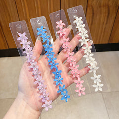 10pcs Girls Flower Hairpins Colorful Hair Clips