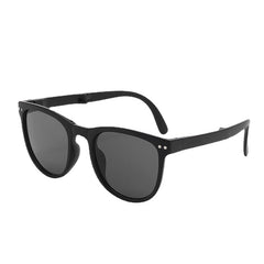 Kids Vintage Folding UV Protection Sunglasses with Case