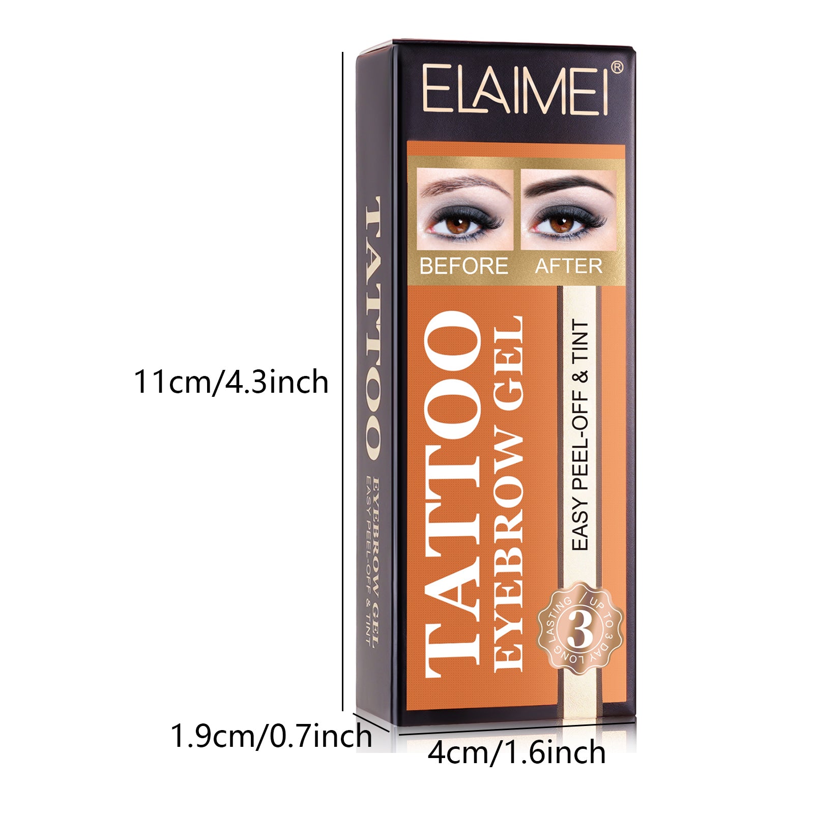 Eyebrow Tint Cream Natural Long-lasting Waterproof