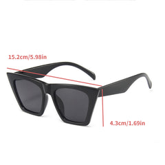 Cat Eye Jelly Frame Sunglasses Gradient Lens UV400