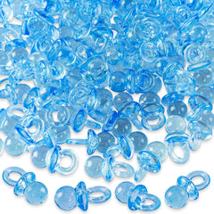50pcs Mini Acrylic Baby Pacifiers Baby Shower Table Scatter Favors Games Birthda