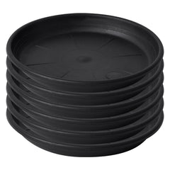6pcs Flower Pot Coaster Plastic Plant Saucer Indoor/Outdoor Round Flower Pot
