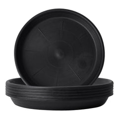 6pcs Flower Pot Coaster Plastic Plant Saucer Indoor/Outdoor Round Flower Pot