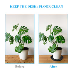 6pcs Flower Pot Coaster Plastic Plant Saucer Indoor/Outdoor Round Flower Pot
