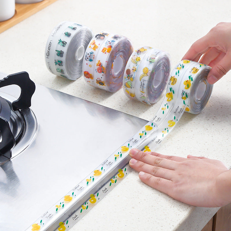 Clear Caulk Strip 320x3 Self Adhesive Caulk Tape for Bathroom Kitchen