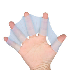 Non Slip Silicone Swimming Hand Fins for Pool Beach Sea Diving Training