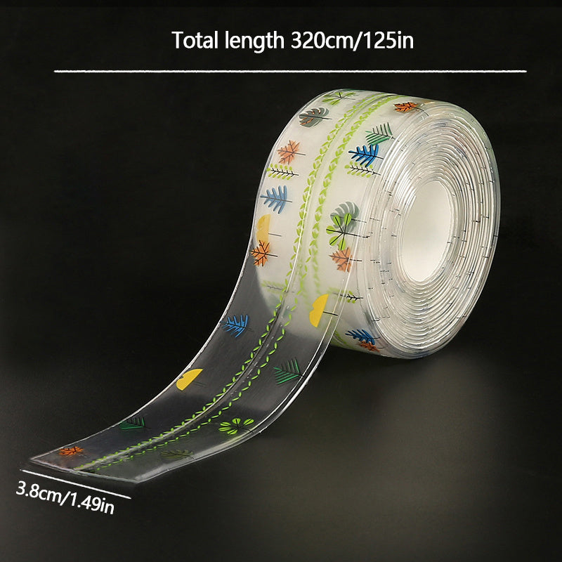 Clear Caulk Strip 320x3 Self Adhesive Caulk Tape for Kitchen Bathroom Shower