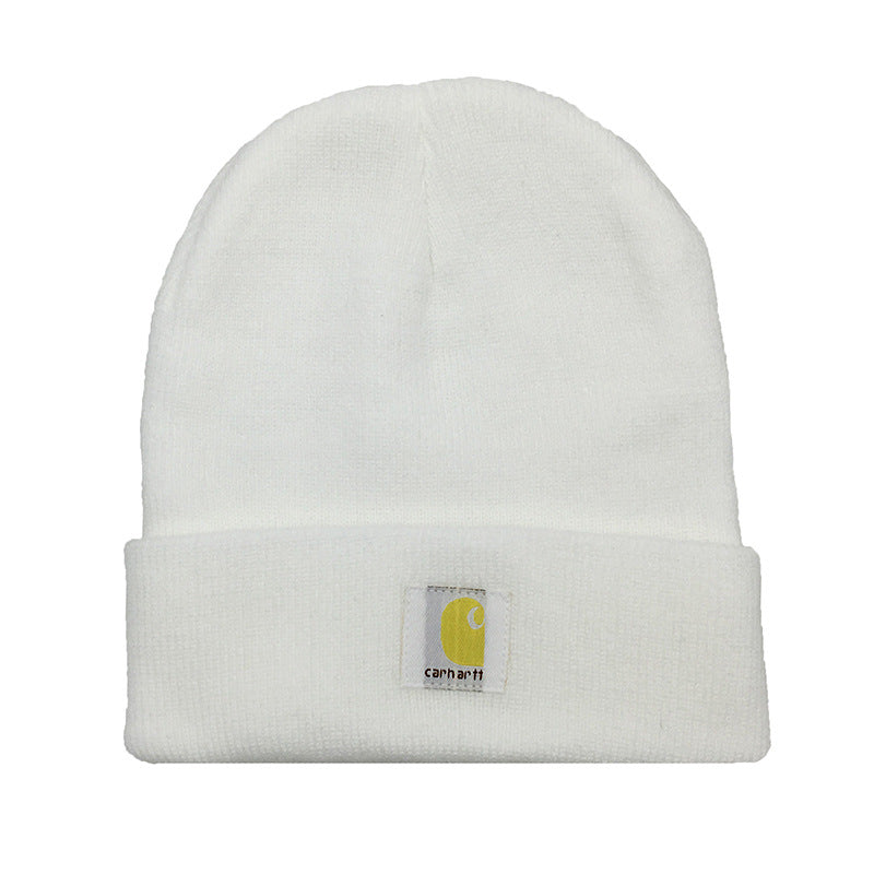 Kahab Knitted Hat Hip hop Beanie Hat Male Wool Cold Hat Pullover Hat