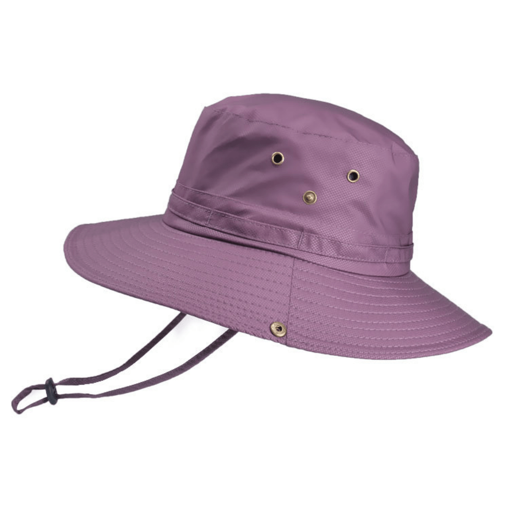 Waterproof Bucket Hat for Men Solid Big Brim Fishing Cap Outdoor