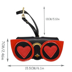 Funny Sunglasses Bag Portable Glasses Box