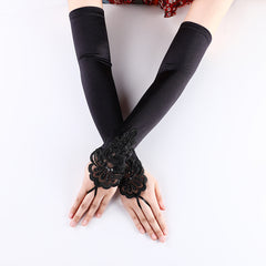 Lace Long Gloves Bridal Wedding Dress Up Gloves