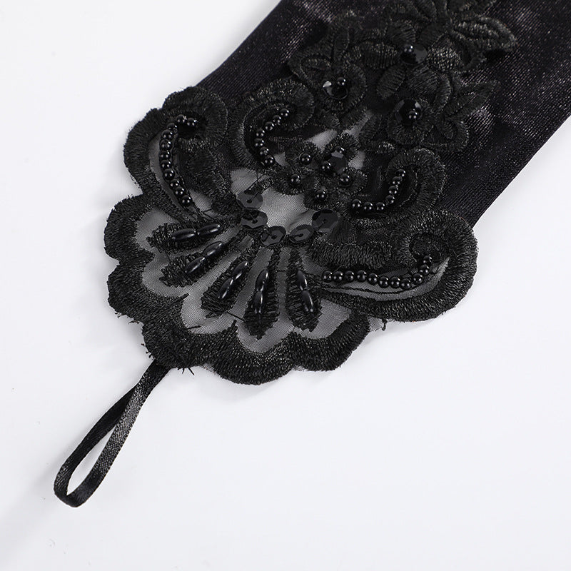 Lace Long Gloves Bridal Wedding Dress Up Gloves