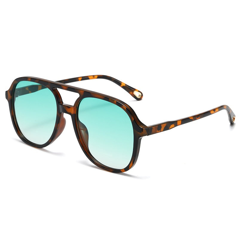 Aviator Sunglasses UV400 Retro Tortoiseshell for Women Men