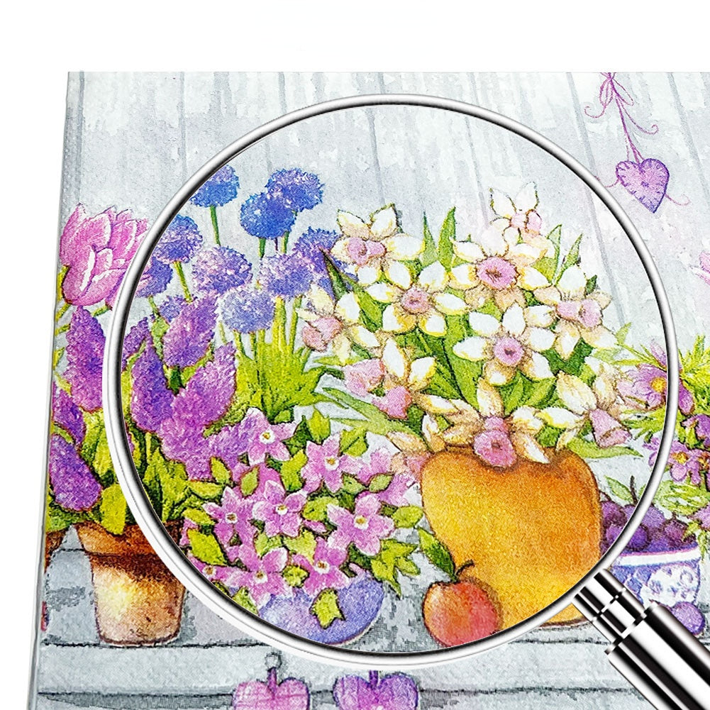 20pcs Bird & Flowers & Butterfly Napkin for Party Home Kitchen Decor