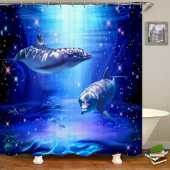 Underwater World Shower Curtain Bathroom Set