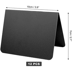 Mini Chalkboard Signs 12 Pack, Food Labels for Buffet
