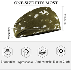 Moisture Wicking Sports Headbands for Men & Women