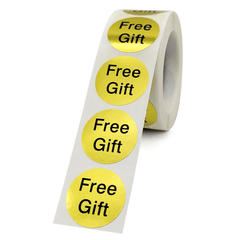 Round Thank you Gift Stickers for Shopping Malls