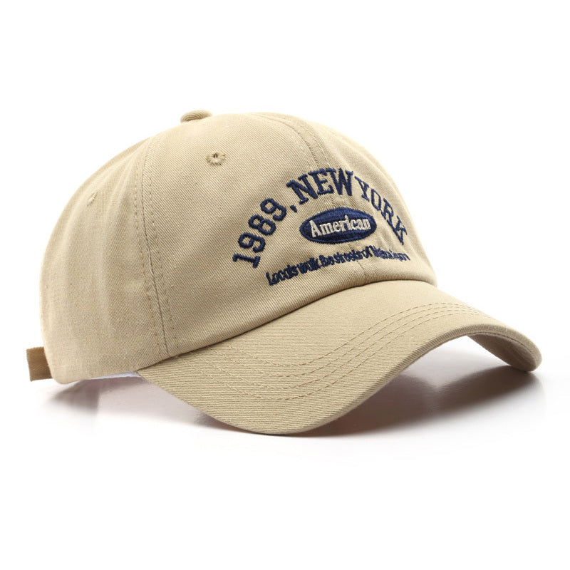 Embroidery York Baseball Hats Washed Cotton Cap For Men Women Gorras