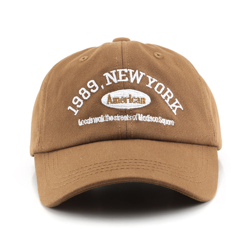 Embroidery York Baseball Hats Washed Cotton Cap For Men Women Gorras