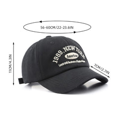 Embroidery York Baseball Hats Washed Cotton Cap For Men Women Gorras