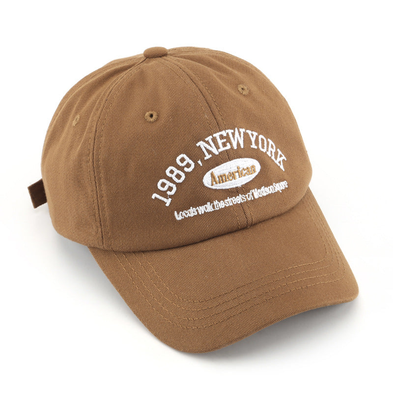 Embroidery York Baseball Hats Washed Cotton Cap For Men Women Gorras