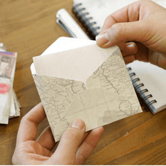 12pcs Retro Small Envelopes DIY Craft Paper Postcards School Material