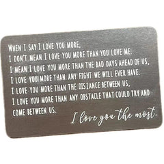 Wallet Insert Card Anniversary Men Husband From Wife Girlfriend Birthday