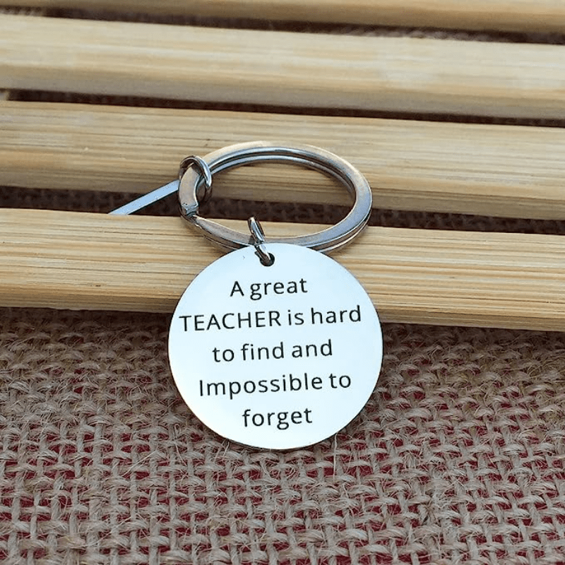 Letter Print Bag Pendant Metal Travel Accessory Gift
