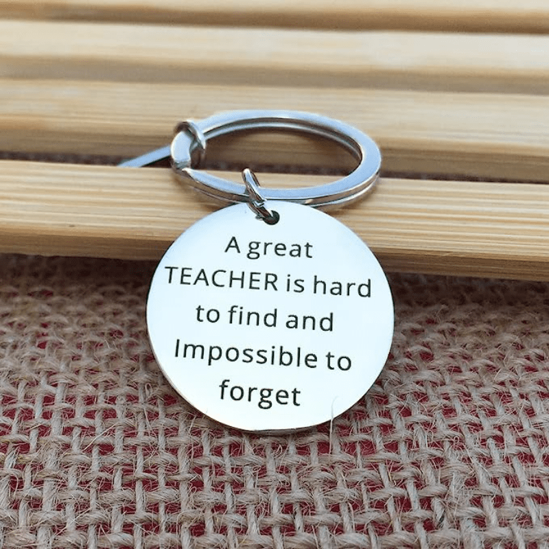 Letter Print Bag Pendant Metal Travel Accessory Gift