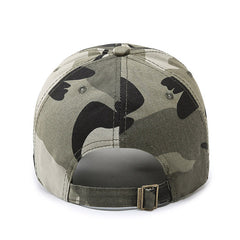 Camouflage Baseball Cap Outdoor Sports Embroidered Fishing Hat