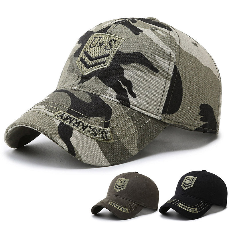 Camouflage Baseball Cap Outdoor Sports Embroidered Fishing Hat