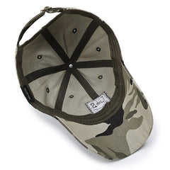 Camouflage Baseball Cap Outdoor Sports Embroidered Fishing Hat