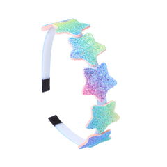 Girls Colorful Star Heart Headband for Holiday Party