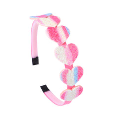 Girls Colorful Star Heart Headband for Holiday Party