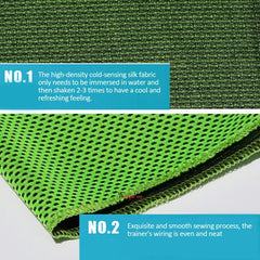 Ice Towel Microfiber Yoga Towel for Outdoor Sports & Summer Cooling