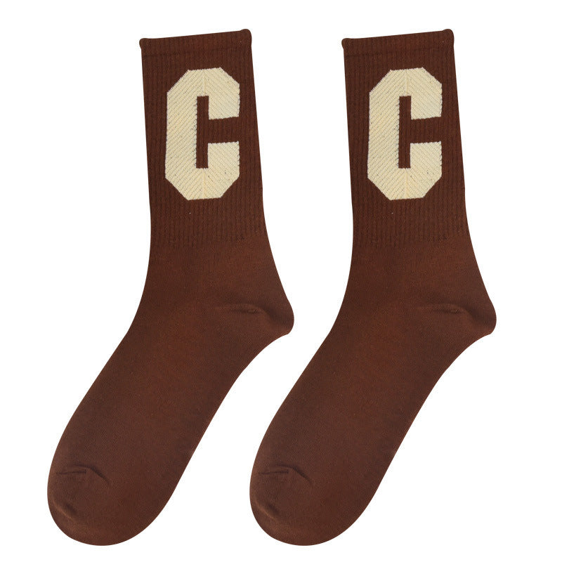 5 Pairs Sports Mid Calf Cotton Socks for Men and Women