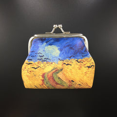 Painting Coin Purse Wallet Storage Bag Boys Girls Accessories
