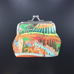 Painting Coin Purse Wallet Storage Bag Boys Girls Accessories