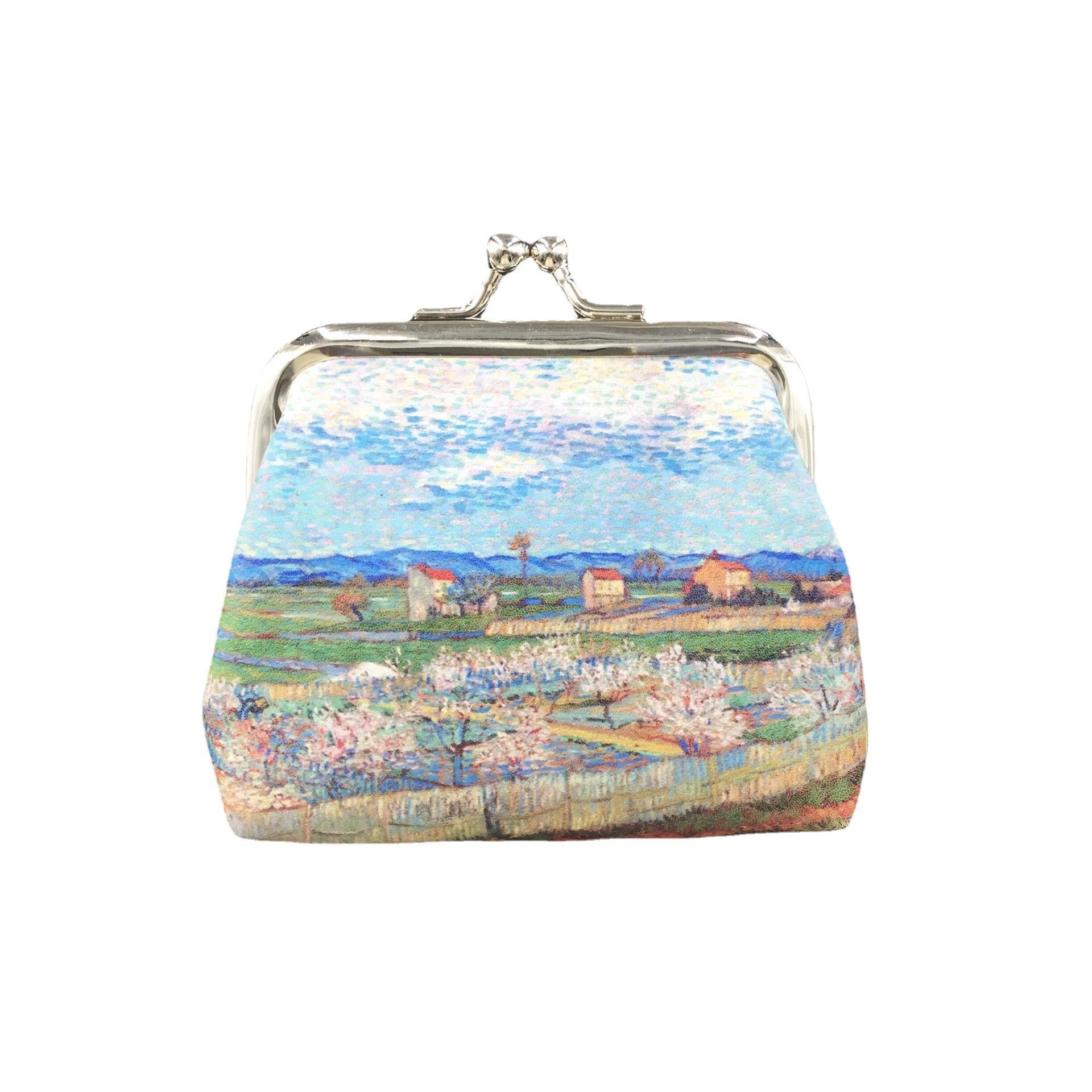Painting Coin Purse Wallet Storage Bag Boys Girls Accessories