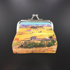 Painting Coin Purse Wallet Storage Bag Boys Girls Accessories