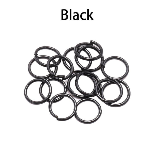 200pcs 4-20mm Jump Rings Split Rings Connectors DIY Jewelry Making Accessories