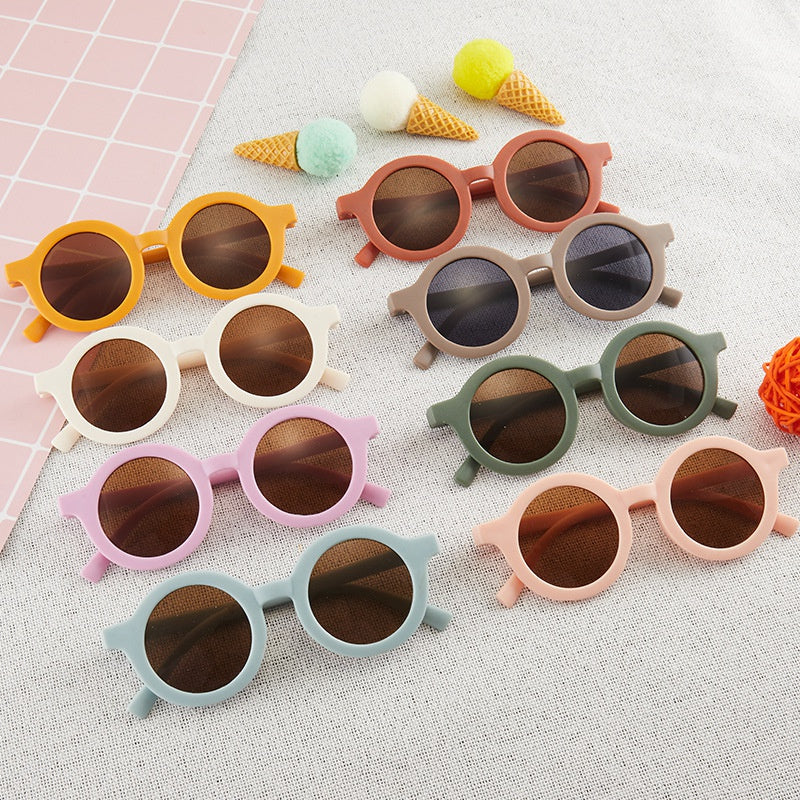 Round Frame UV Protection Sunglasses for Kids